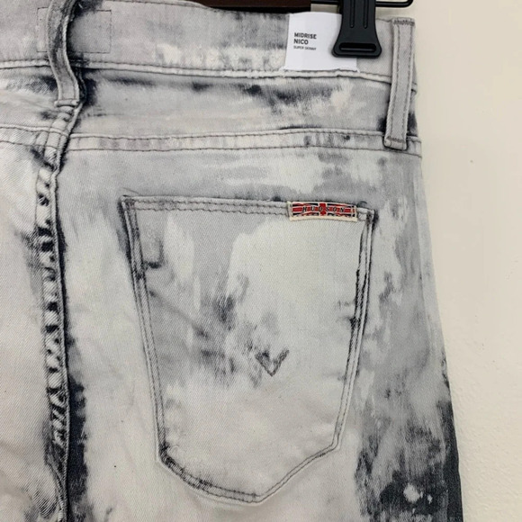 Hudson Distressed Acid Wash Mid Rise Nico Denim NWT - Picture 8 of 8